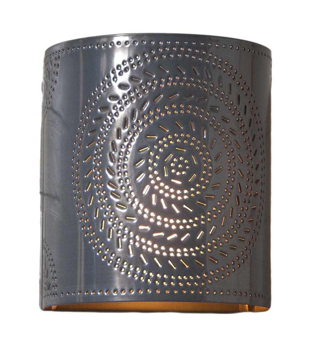 Irvin's Tinware Chisel Sconce Light in Country Tin