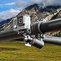 BESTAOO UTV ATV Camera Mount Compatible with GoPro for 1.75"-2" Roll Bar, Aluminum 360° Rotation Action Camera Holder for All GoPro Models, Such as