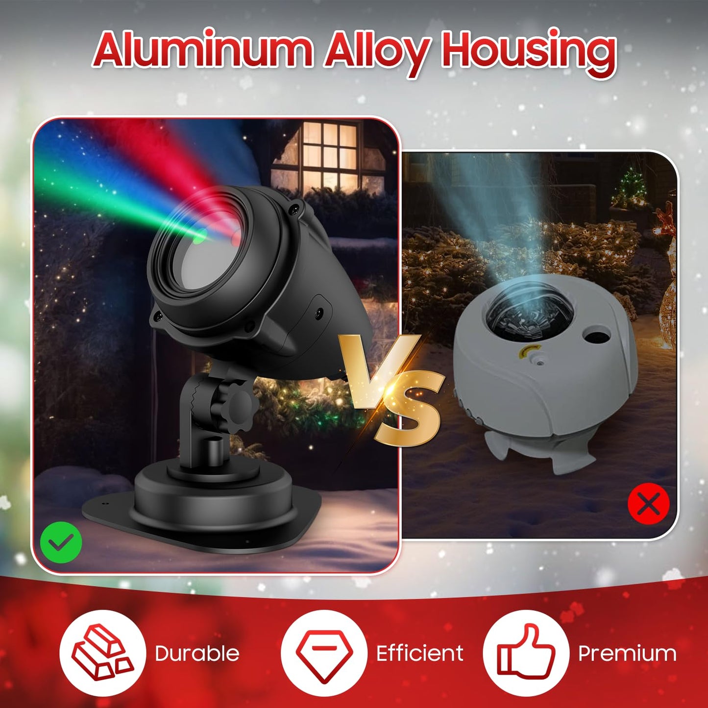 Outdoor Projector Lights, RGB Firefly Laser Lights Outdoor, IP65 Waterproof Garden Landscape Lighting for Yard House Patio Pool, Moving Galaxy Star