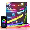 DeckTok LED Strip Light 9.84ft, RGB IP65 Waterproof LED Lights, Smart Strip Light with Music Sync, Timer, Color Changing, Compatible with Alexa