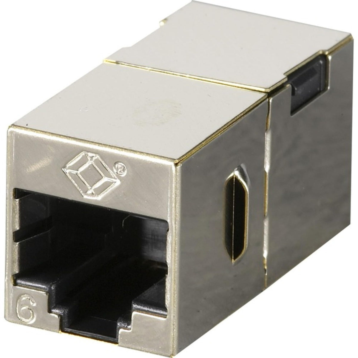 Black Box Cat6 Shielded Straight-Pin Metal Coupler - FM608