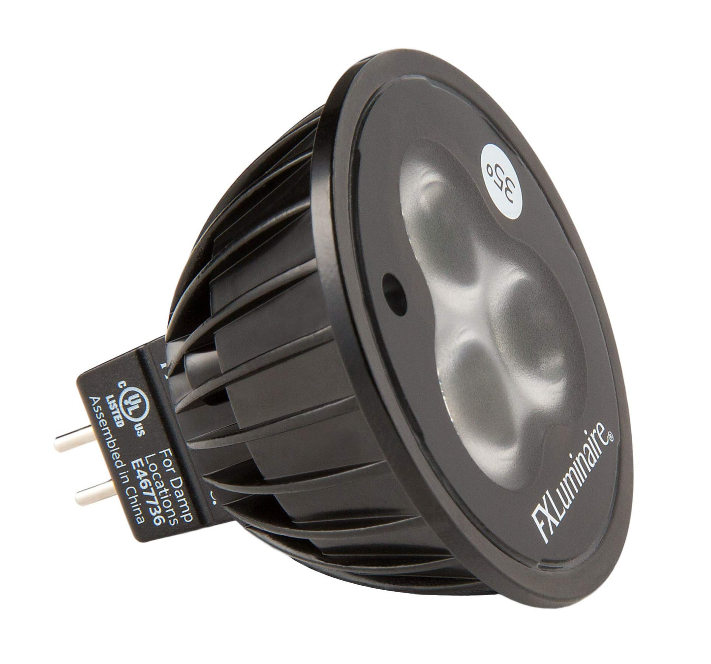 FX Luminaire MR16LED20WFL MR16 Warm 2700K; 35° Flood; 4W = 20 Watt Incandescent Equivalent; Cree LED's; MR16-LED-20-W-FL FXLuminaire Lamp Bulb Hunter
