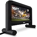 VEVOR 16FT Inflatable Movie Screen Outdoor, Inflatable Projector Screen with Portable Storage Bag, 16:9 Easy Set Up Movie Projection for Outdoor