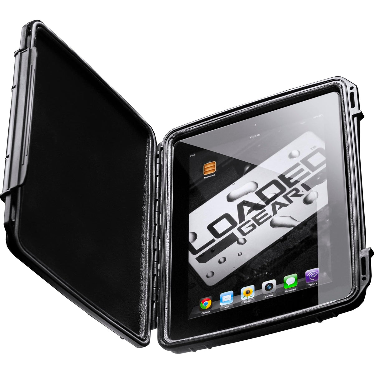 Loaded Gear Tablet Hard Case, Small, Black by BARSKA (BH11954)