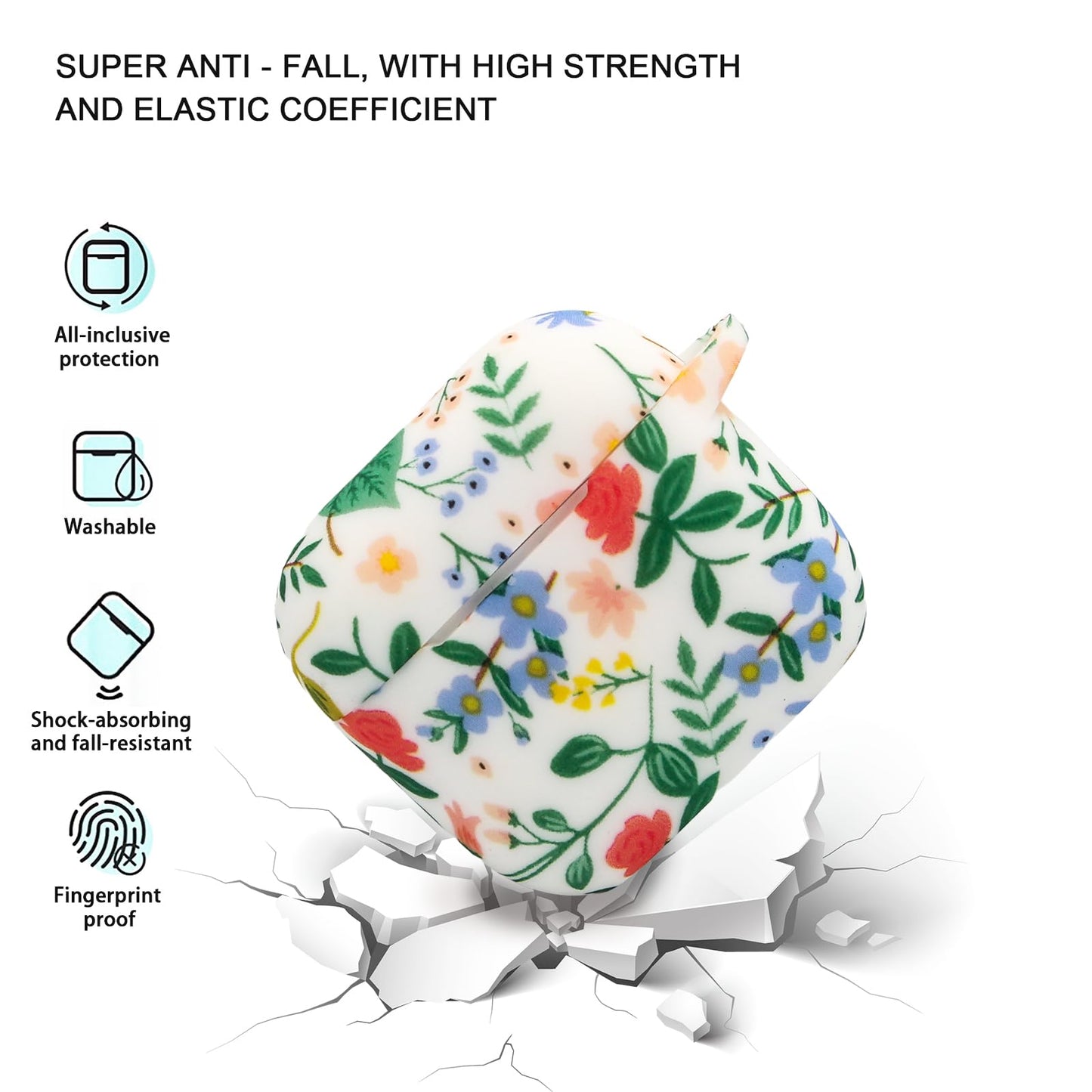 PowerDriver Case Compatible with AirPods 4 Case,Soft Silicone Cover with Bracelet Lanyard and Keychain, Cute Wireless Charging Protective Case
