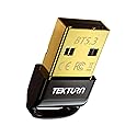 TEKTURN USB Bluetooth 5.3 Adapter: Plug-and-Play, Nano Design, EDR & BLE, Compatible with Windows 11/10/8.1/7, Desktop, Laptop, Supports Headphones