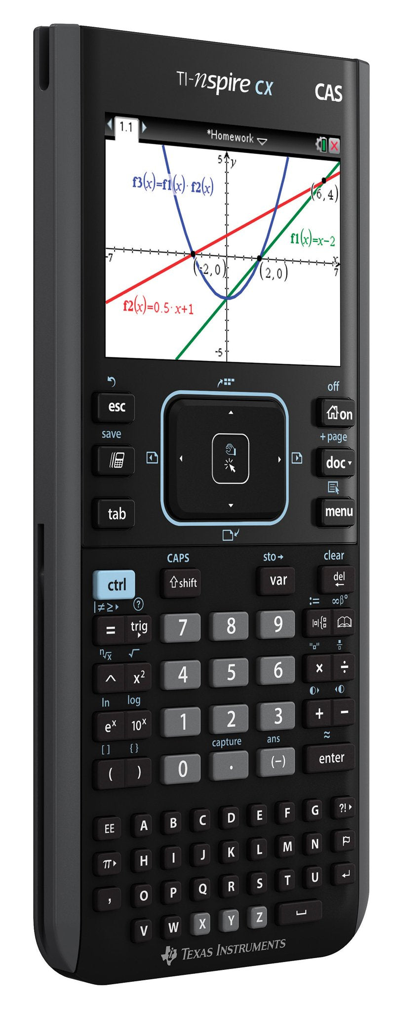 Texas Instruments Nspire CX CAS Graphing Calculator (Renewed)