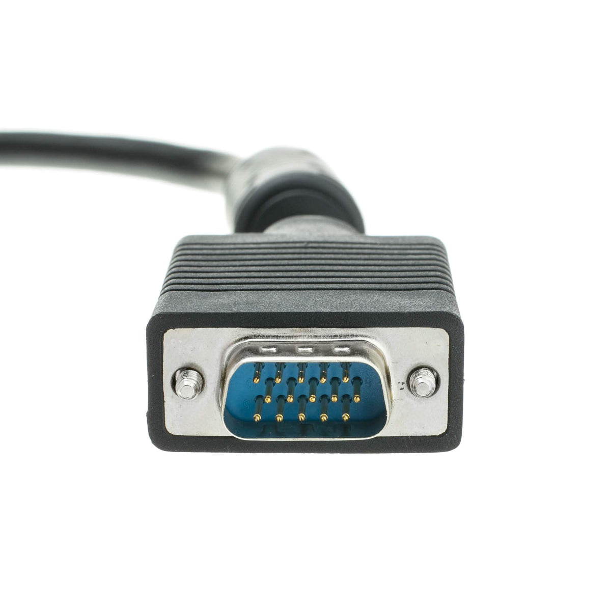 CableWholesale VGA Extension Cable SVGA Male to Female HD15 Male to HD15 Female Double Shielded Monitor Video Coaxial Cable with Ferrite core for PC