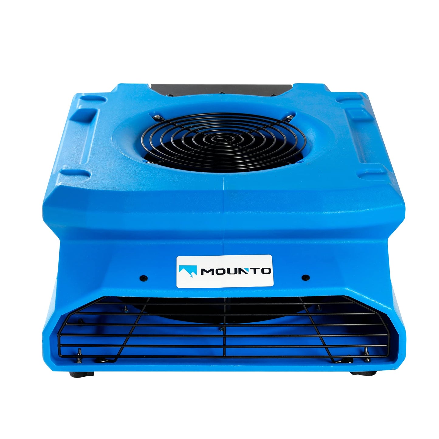 MOUNTO 1/4 HP 1200 CFM Low Profile Air Mover, 2-Speed Carpet Dryer Floor Fan with Dual GFCI Outlets, Stackable Lightweight Blower for Water Damage
