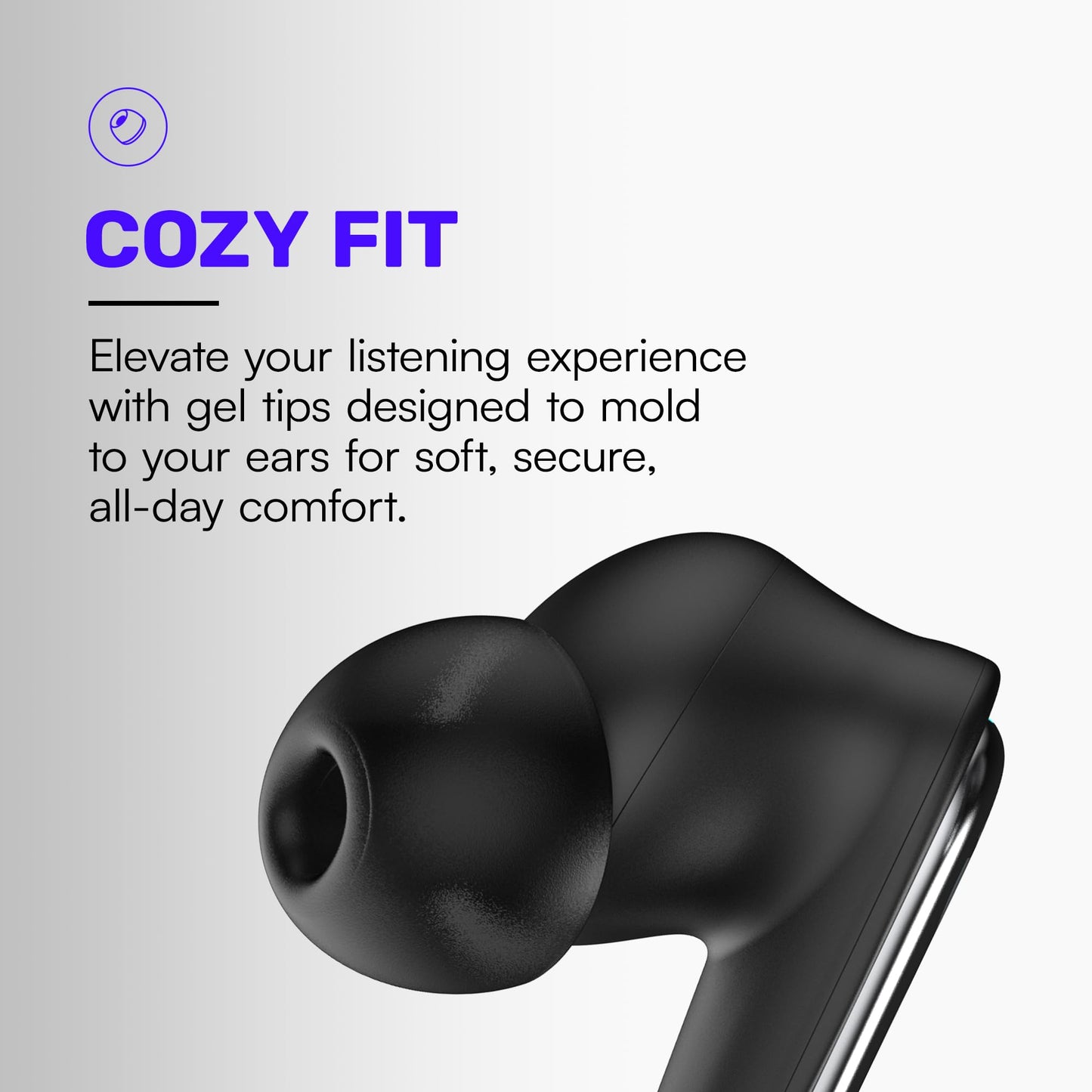 Raycon Pro Earbuds Wireless Bluetooth + 6 Microphones with Hybrid Active Noise Canceling, Sweat & Water-Resistant Earphones, Premium Wireless Ear…