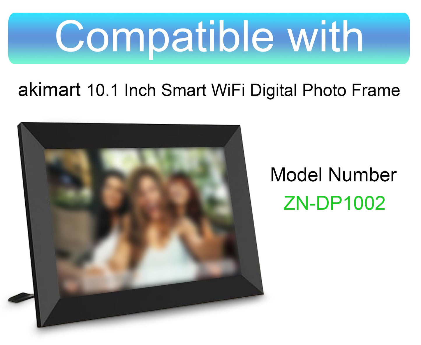 LEFXMOPHY Power Cord for Akimart Frameo 10.1 Inch Smart WiFi Digital Photo Frame ZN-DP1002 Replacement Power Adapter Supply with 5ft Charging Cable