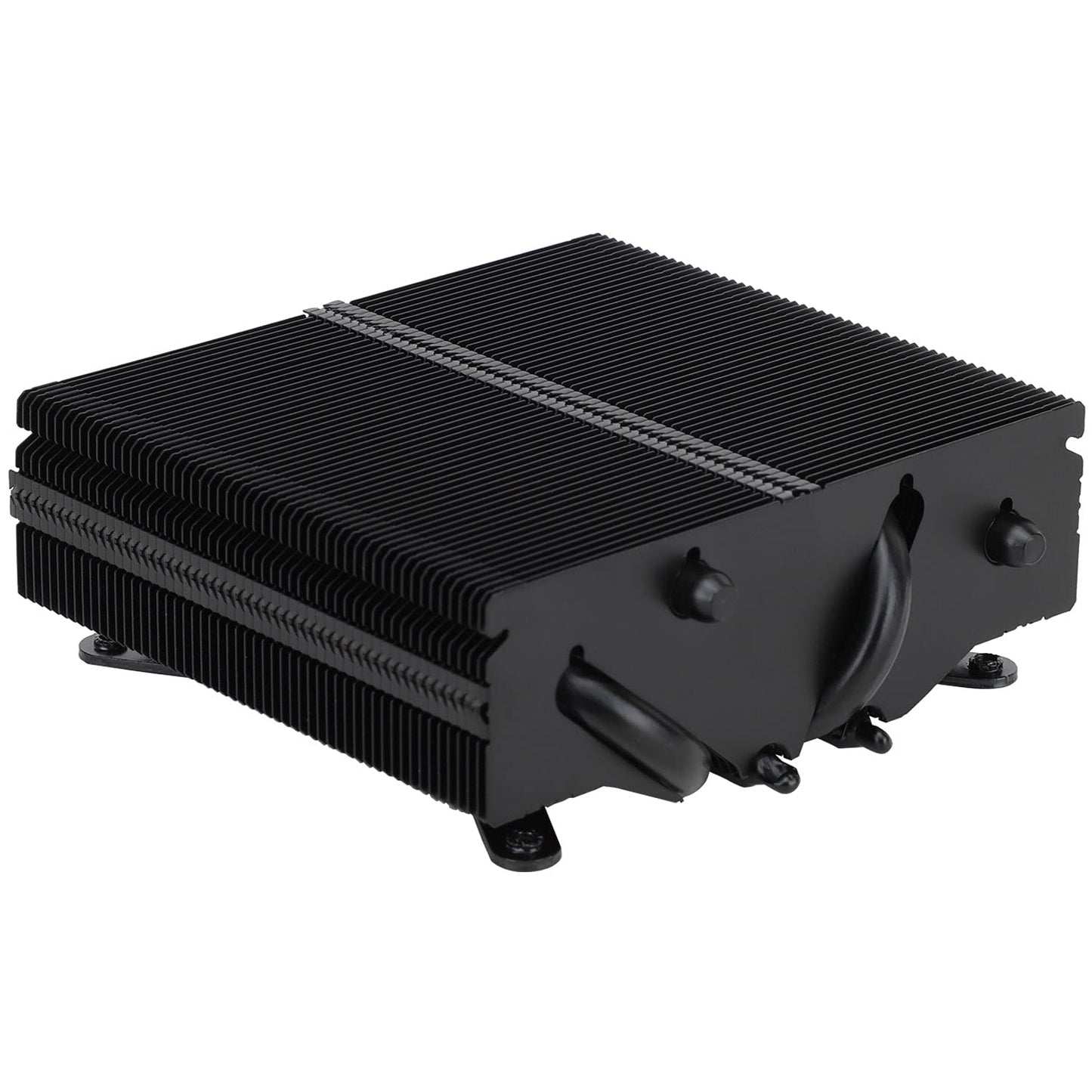 Thermalright AXP90-X53 Black Low Profile CPU Air Cooler, 53mm Height, with TL-9015B Slim PWM CPU Fan, ITX Heatsink Cooler, for AMD:AM4 AM5/Intel