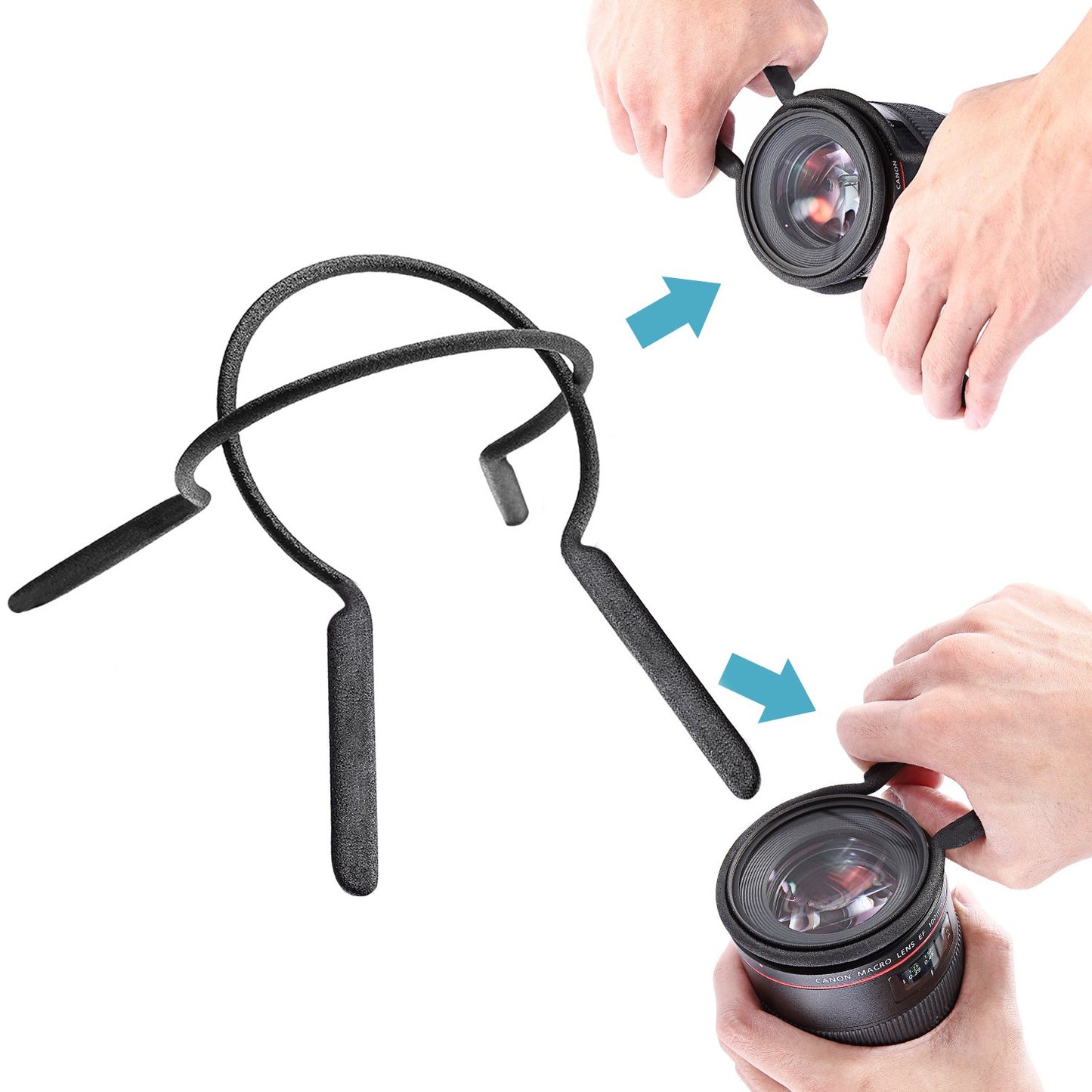 Neewer® Rubber-Coated Metal Camera Lens Filter Remover Wrench Set Kit(Package of Two), Fit 77-82mm Lens Thread