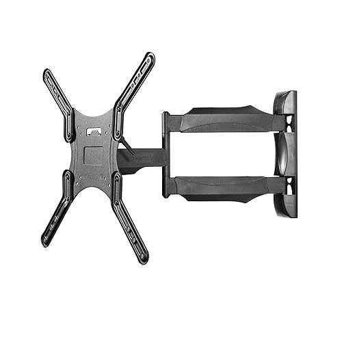 Kanto M300 Full Motion TV Wall Mount for 26-55" TVs | Articulating Arm with 19" of Extension | Up to 135° Swivel | Easy Tilt Design | 5" Offset | VESA