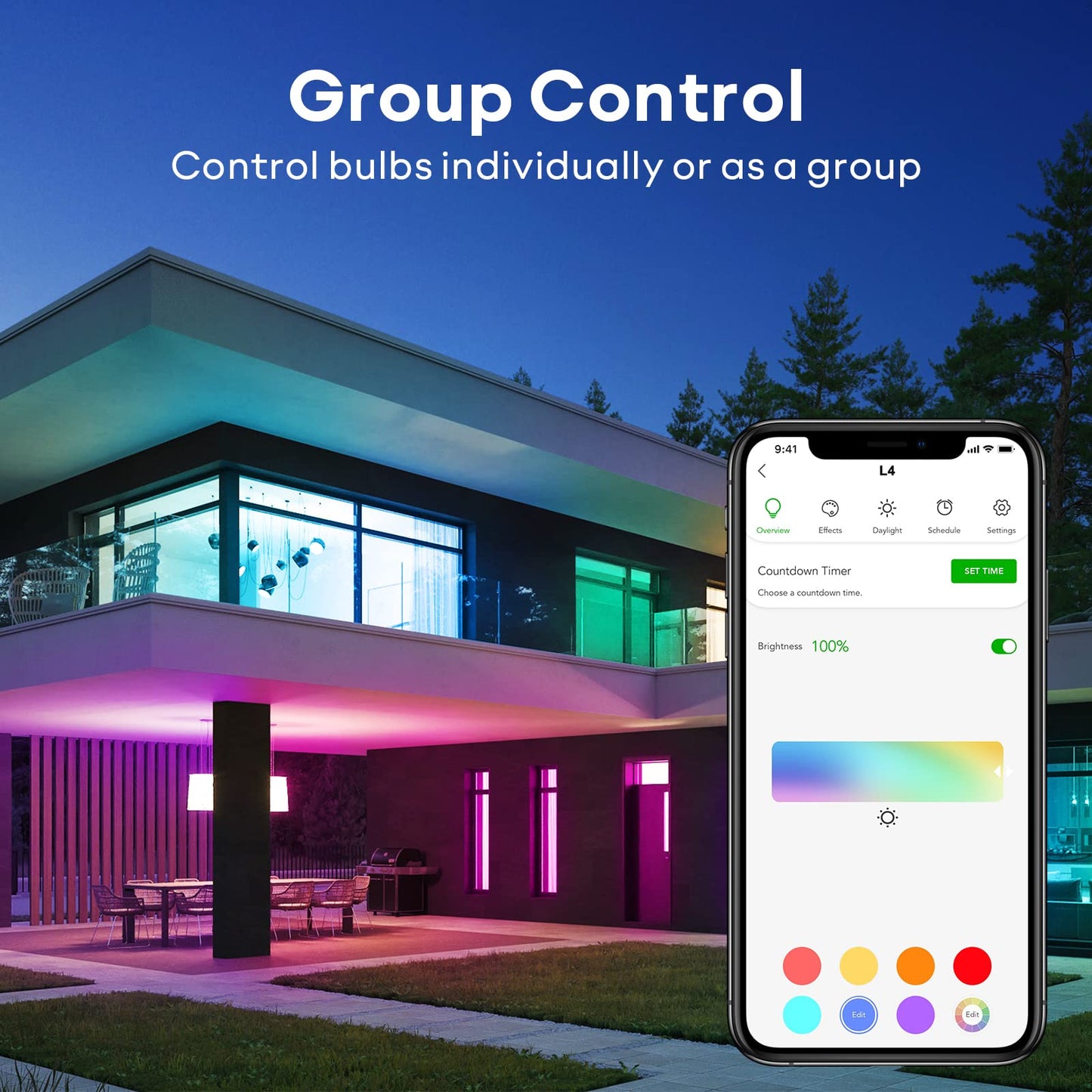 VOCOlinc Smart Light Bulb Works with Apple Homekit, Alexa, Google Home, Dimmable WiFi Smart Bulbs, 850 Lumens, E26 LED Smart Bulb 60 Watt Equivalent