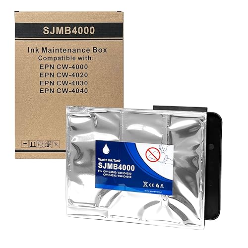 Dikarsum CW-C4000 SJMB4000 Maintenance Box C33S021601 C33S02160 Compatible for ColorWorks CW-C4000 CW-C4000E CW-C4030 Lable Printer