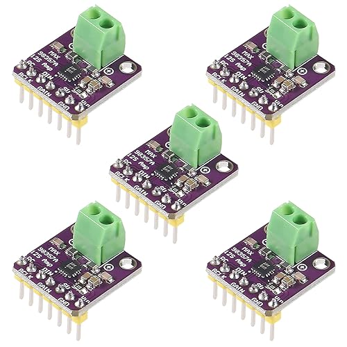 AITRIP 5PCS MAX98357 I2S Audio Amplifier Module,Audio Amplifiers Filterless Class D Amplifier,for Arduino ESP32 Raspberry Pi (Welding)