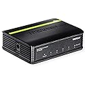 TRENDnet 5-Port Unmanaged 10/100 Mbps GREENnet Ethernet Desktop Plastic Housing Switch, 5 X 10/100 Mbps Ports, 1Gbps Switching Capacity, TE100-S5