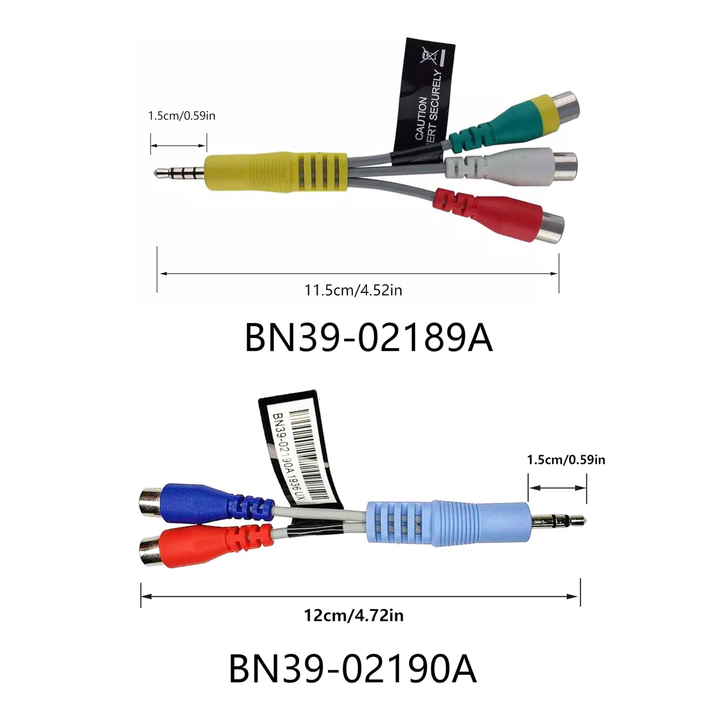 Video Audio Cable BN39-02189A BN39-02190A for Samsung LED TV, Compatible