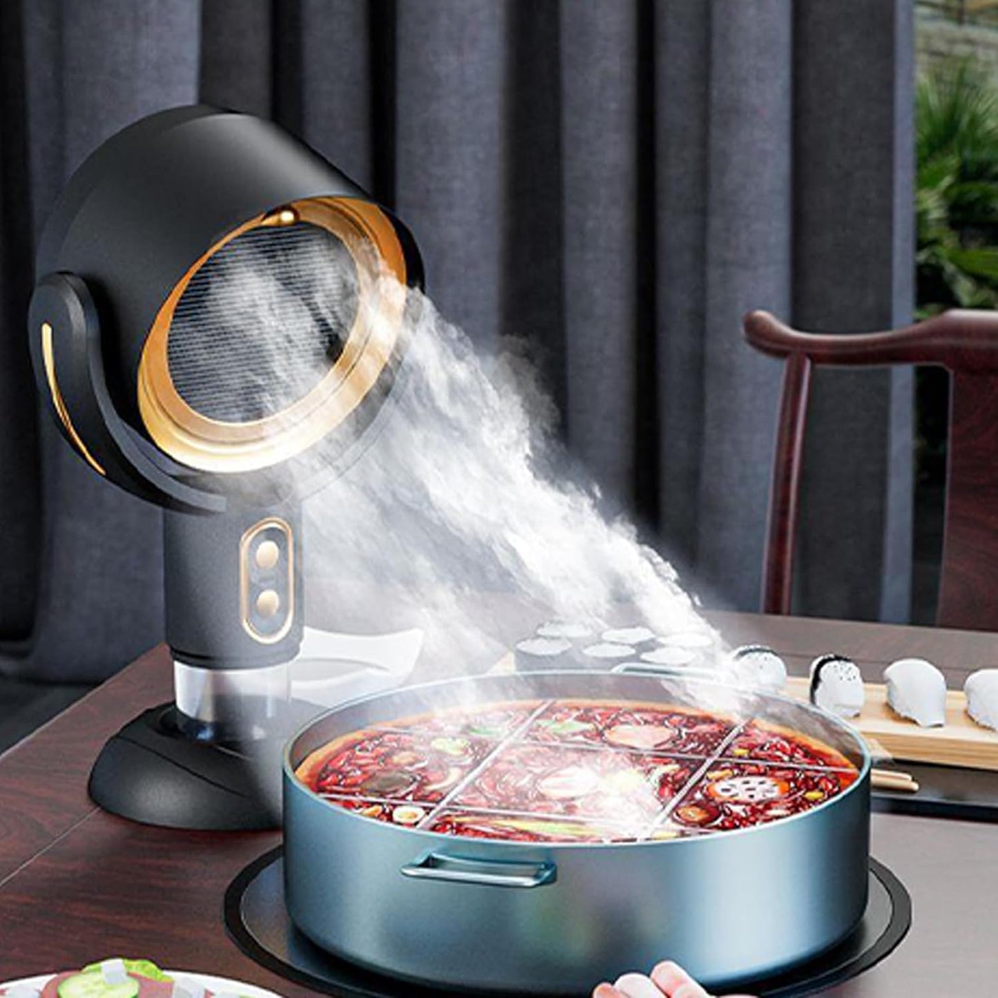QWEZXO PuffHide Purifer & Smoke Away Purifier-Fan Filter Portable Adjustable Angle Puff-Hide PurifierFan,Tabletop SmokePurifier Filters