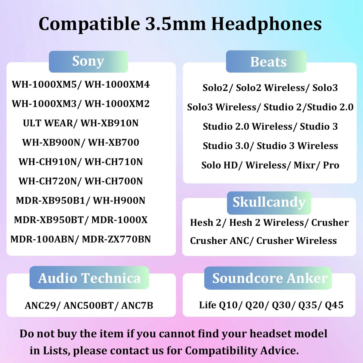Xintronics Replacement Audio Cable Cord for Sony Headphones, Extension Wire 3.5mm to 3.5mm for Sony WH-1000XM5 WH-1000XM4 WH-1000XM3 WH-CH720N ULT…