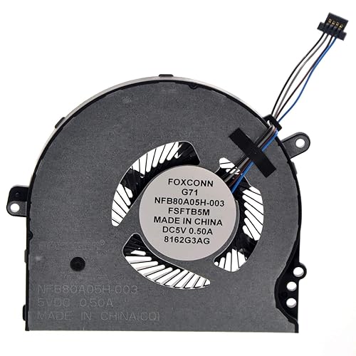 Deal4GO CPU Cooling Fan 927918-001 Replacement for HP 15-CC 15-CK 14-BP 14-BK 14-BP 15T-CC 15-CC563ST 15-CK069TX 15-CC060WM