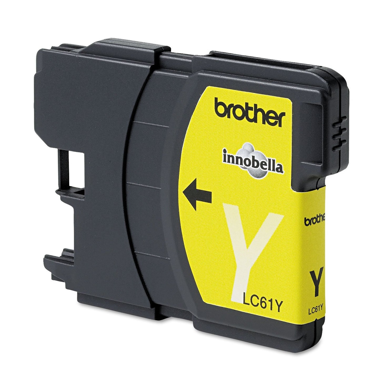 Brother LC61Y -Ink Cartridge, 325 Page-Yield, Yellow