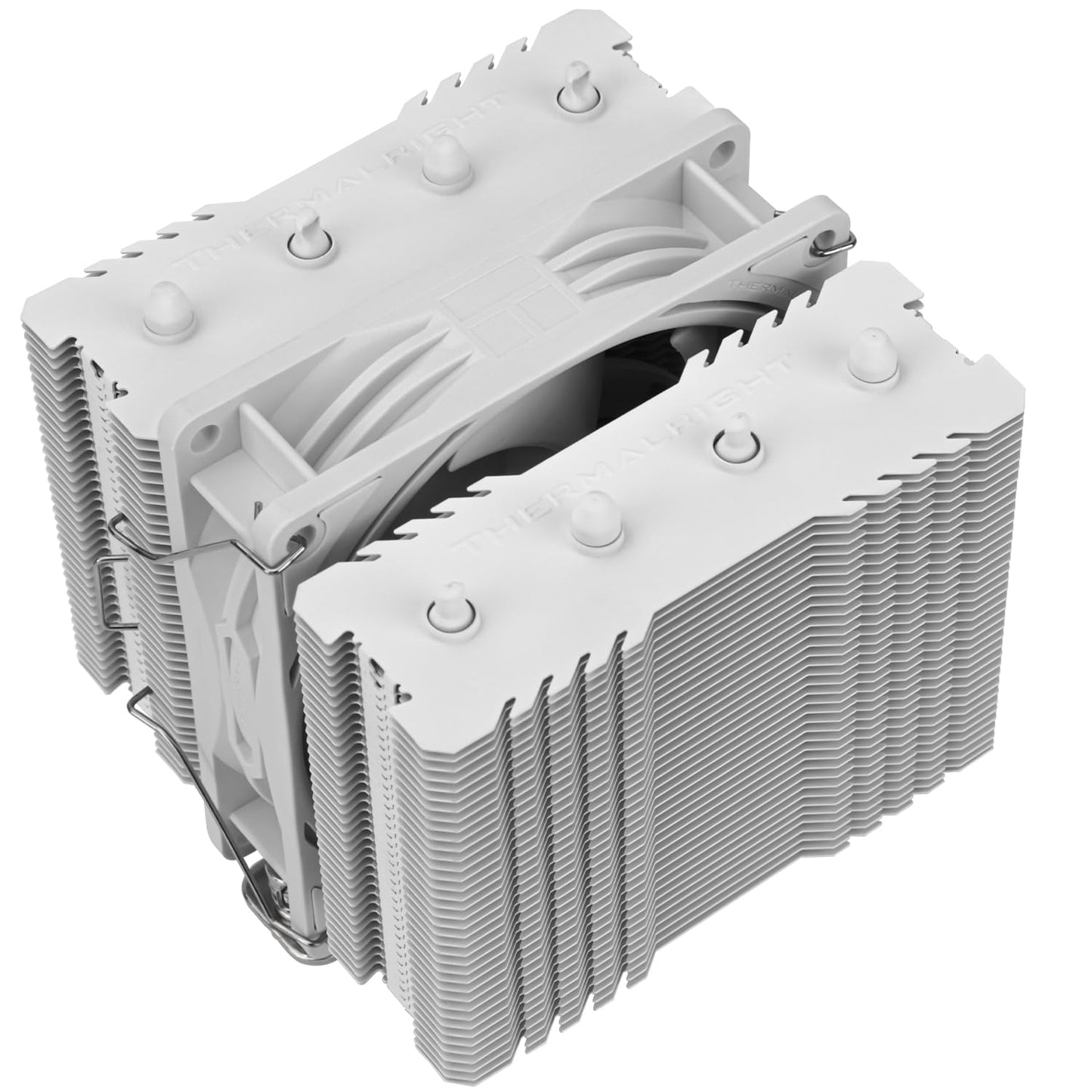 Thermalrlght Peerless Assassin 90 SE White CPU Air Cooler, Double Towers CPU Heatsink Cooler, with TL-P9W Quiet PWM Fan, Computer CPU Cooling