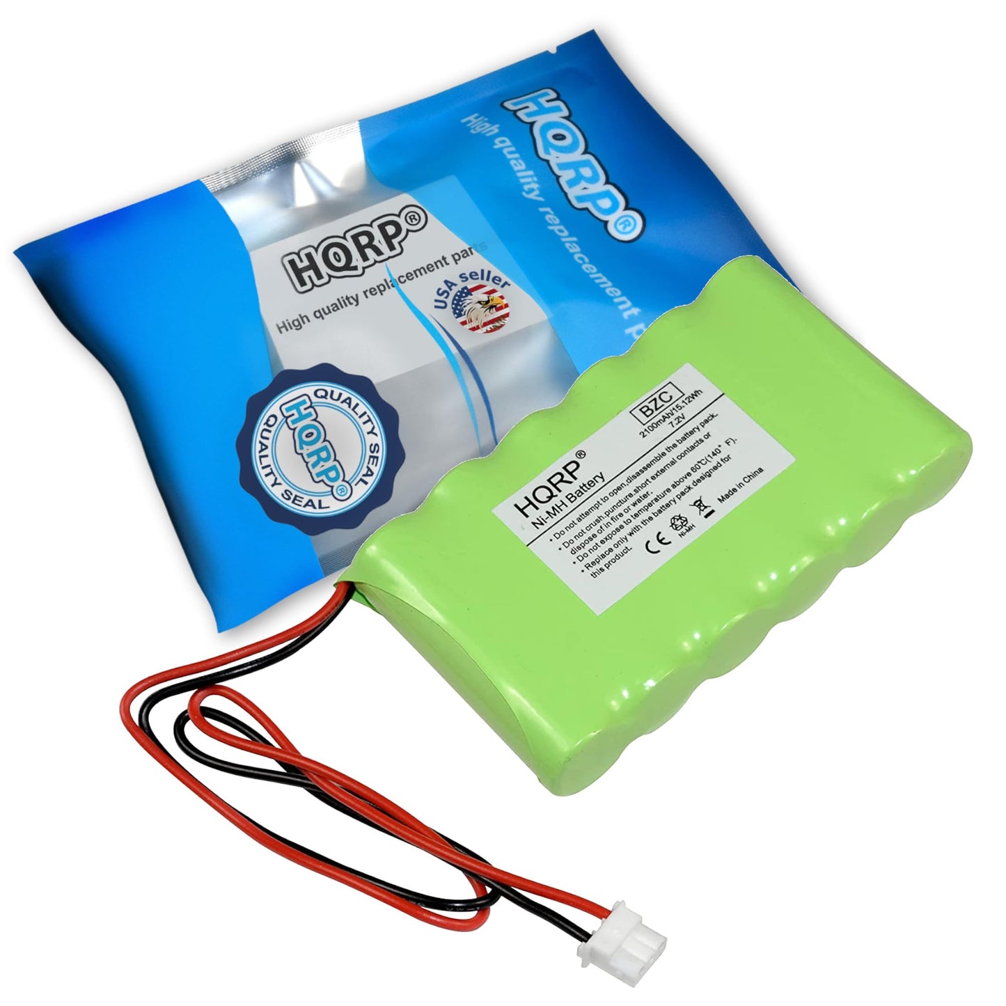 HQRP 2100mAh High Capacity Backup Battery for Honeywell ADT 300-03866 LYNXRCHKIT-SHA Lyric Controller, Lyric Keypad LCP500-L, OSA214, LCP500-4B…