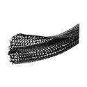Bates 1/2 inch 10ft Long Cable Management Sleeve - Split Sleeve Wire Wrap, Secure Cord Protection
