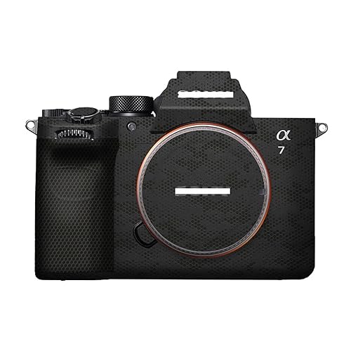 Mebont Anti-Scratch Camera Cover Skin Sticker for Sony A7M5 Camera Body Protector Film Anti-Wear Skin Protective Decoration (Snake Scale Black)