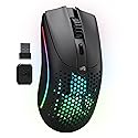 Glorious Gaming Model O 2 Wireless Gaming Mouse - Hybrid 2.4GHz & Bluetooth Wireless, 68g Superlight, Long Battery Life, 26k BAMF 2.0 Sensor, RGB