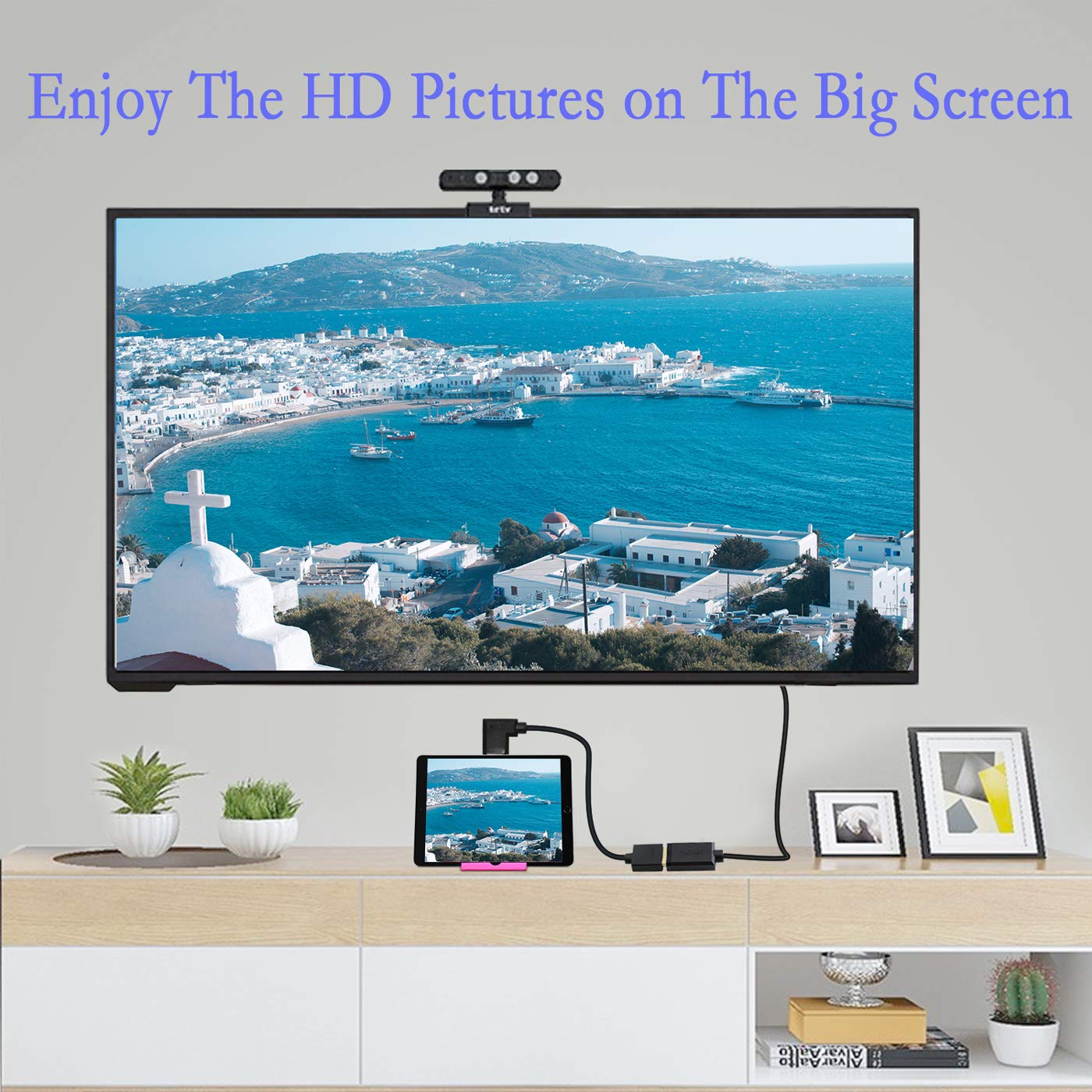 15CM Mini HDMI to HDMI Short Cable, 90 Degree Right Angle High Speed Mini HDMI Male to HDMI 2.0 Male Adapter Support 4k@60HZ YOUCHENG, for Raspberry