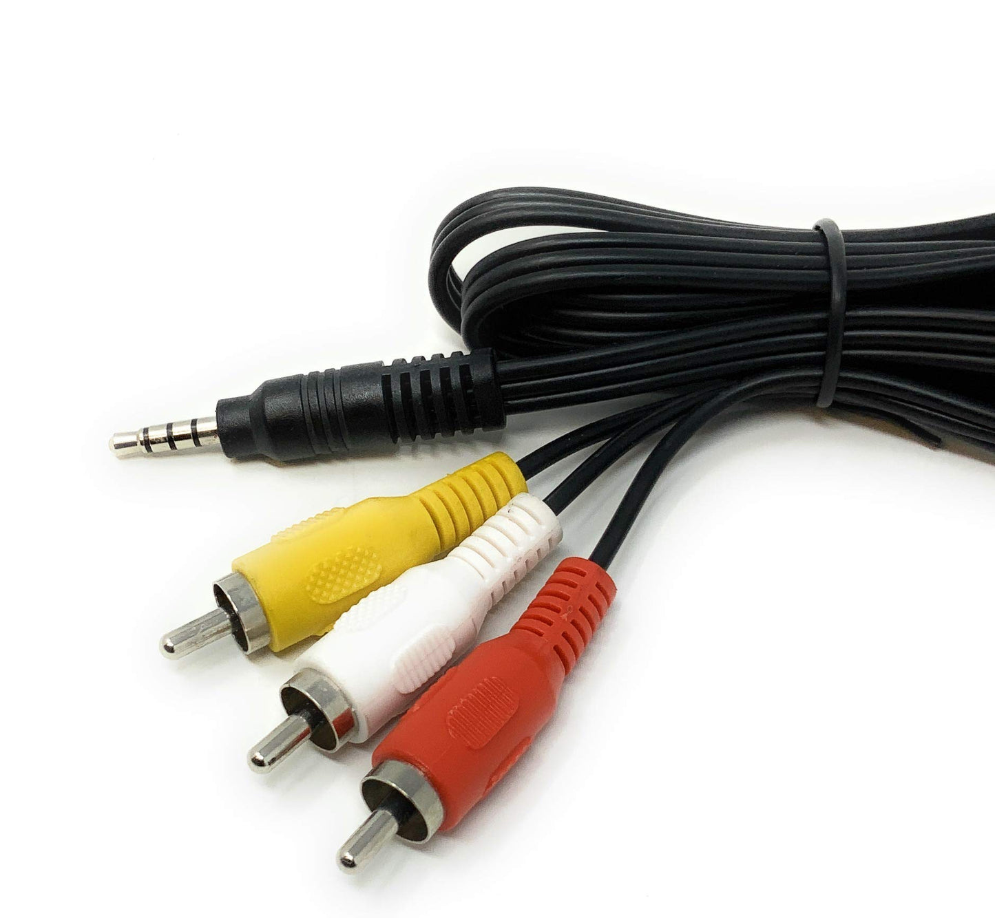 Singing Wood 3.5mm Male to 3RCA Male Plug Stereo Audio Video AUX Cable for Smartphones,MP3/MP4 Player, Tablets,Speakers,Home Theater. 3.5 mm to RCA AV