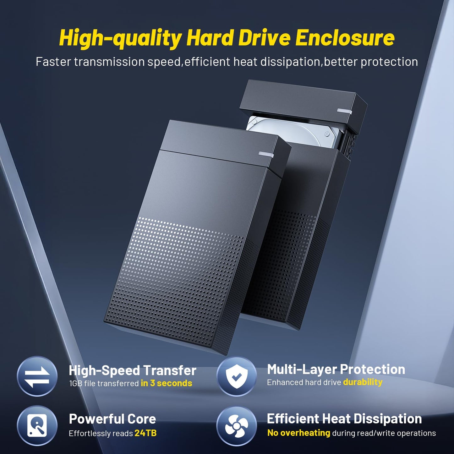 Kinhank 4TB Retro Gaming Hard Drive with 75,000+ Games,6 Systems in One,External Retro Game Hard Drive with 200+ Emulators,USB 3.0 HDD External Game