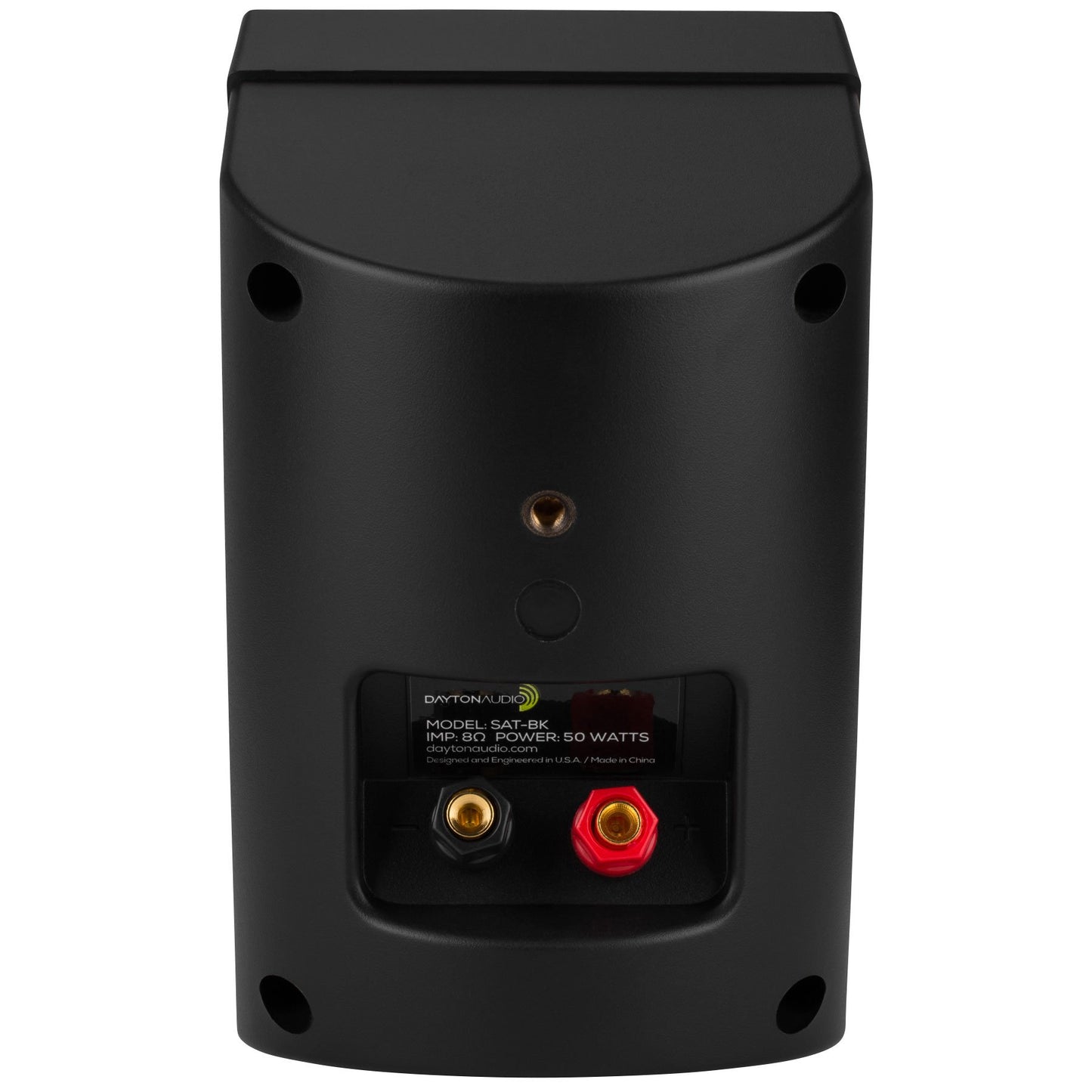 Dayton Audio SAT-BK 3-3/4" 2-Way Satellite Speaker Pair Black