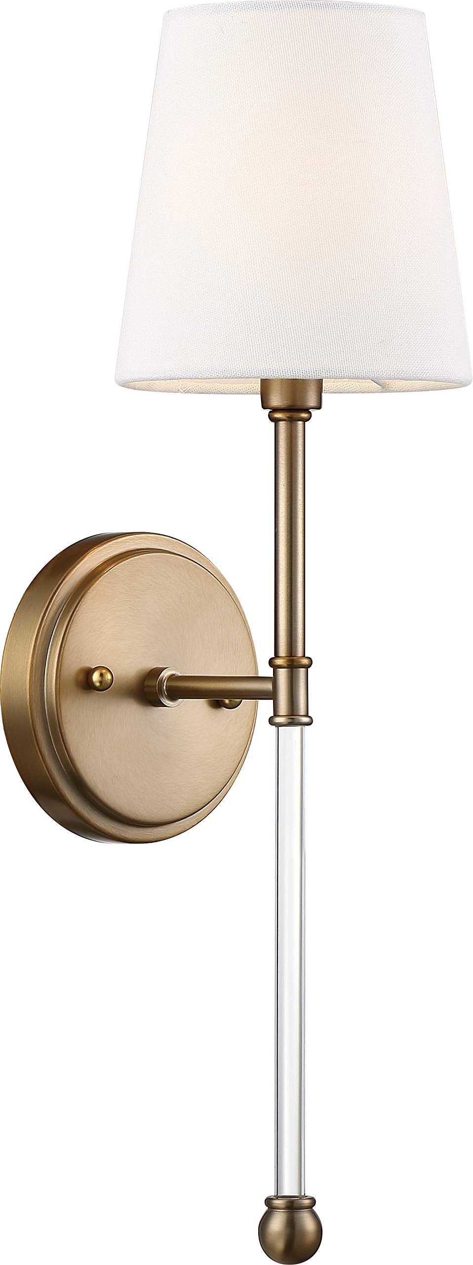 Nuvo Lighting 60-6687 Transitional One Light Wall Sconce from Olmstead Collection in Bronze/Dark Finish,