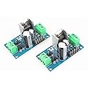 NOYITO Three-Terminal Regulator Power Supply Module LM7805 5V LM7812 12V Regulator Module 3A Rectifier Filter Power Converter (Pack of 2) (DC 05V)…