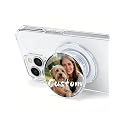 Personalized Photo Phone Grip - Custom Face or Photo Phone Holder, Expanding Adhesive Phone Socket Stand for Phones, Kindle & Tablets, Cute