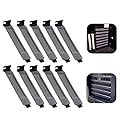 Maxmoral 10pcs Vented PCI Slot Cover Ventilation Deflector PC Computer Case Cooling Fan Dust Filter Blanking Plate