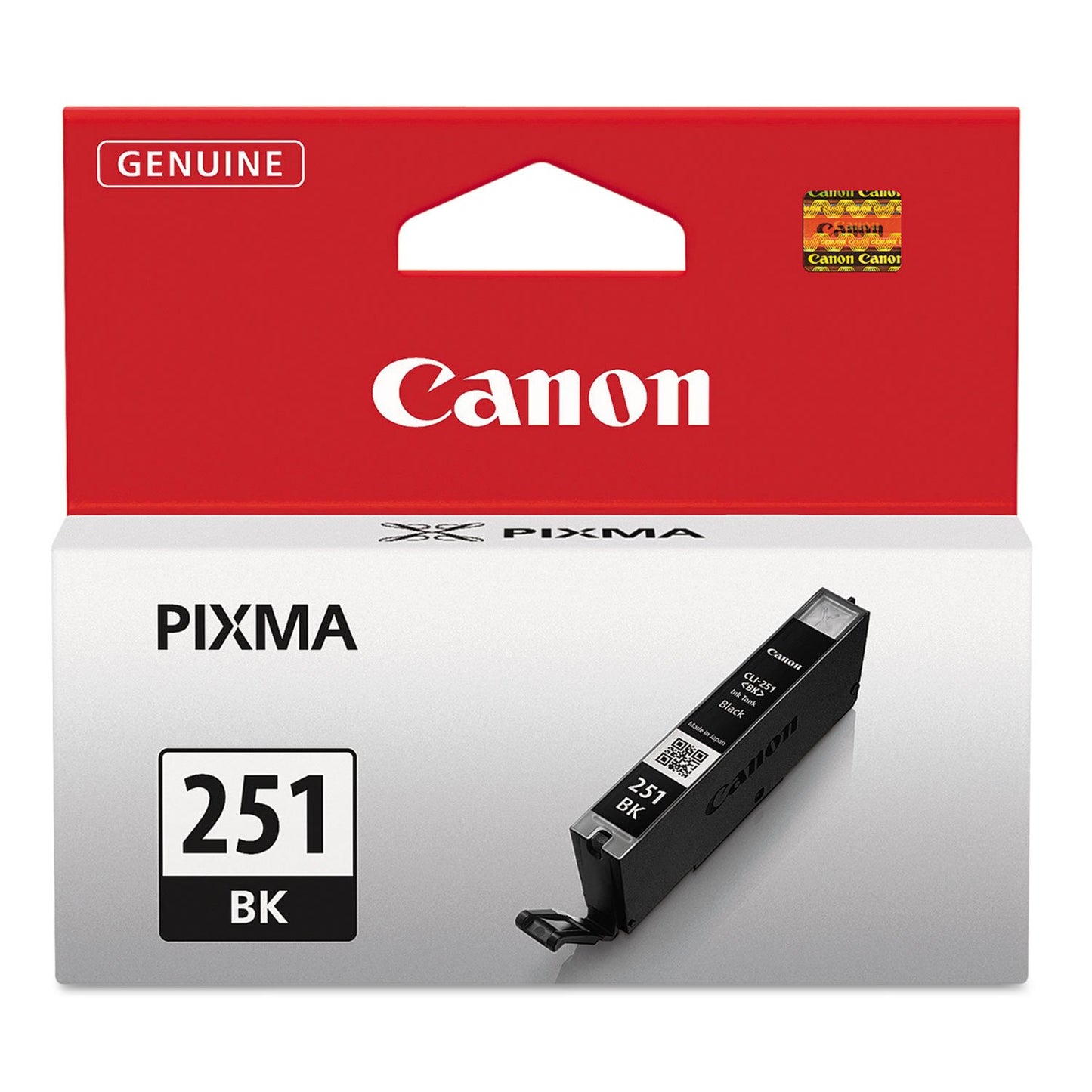 Canon 6513B001 (CLI-251) ChromaLife100+ Ink, Black - in Retail Packaging