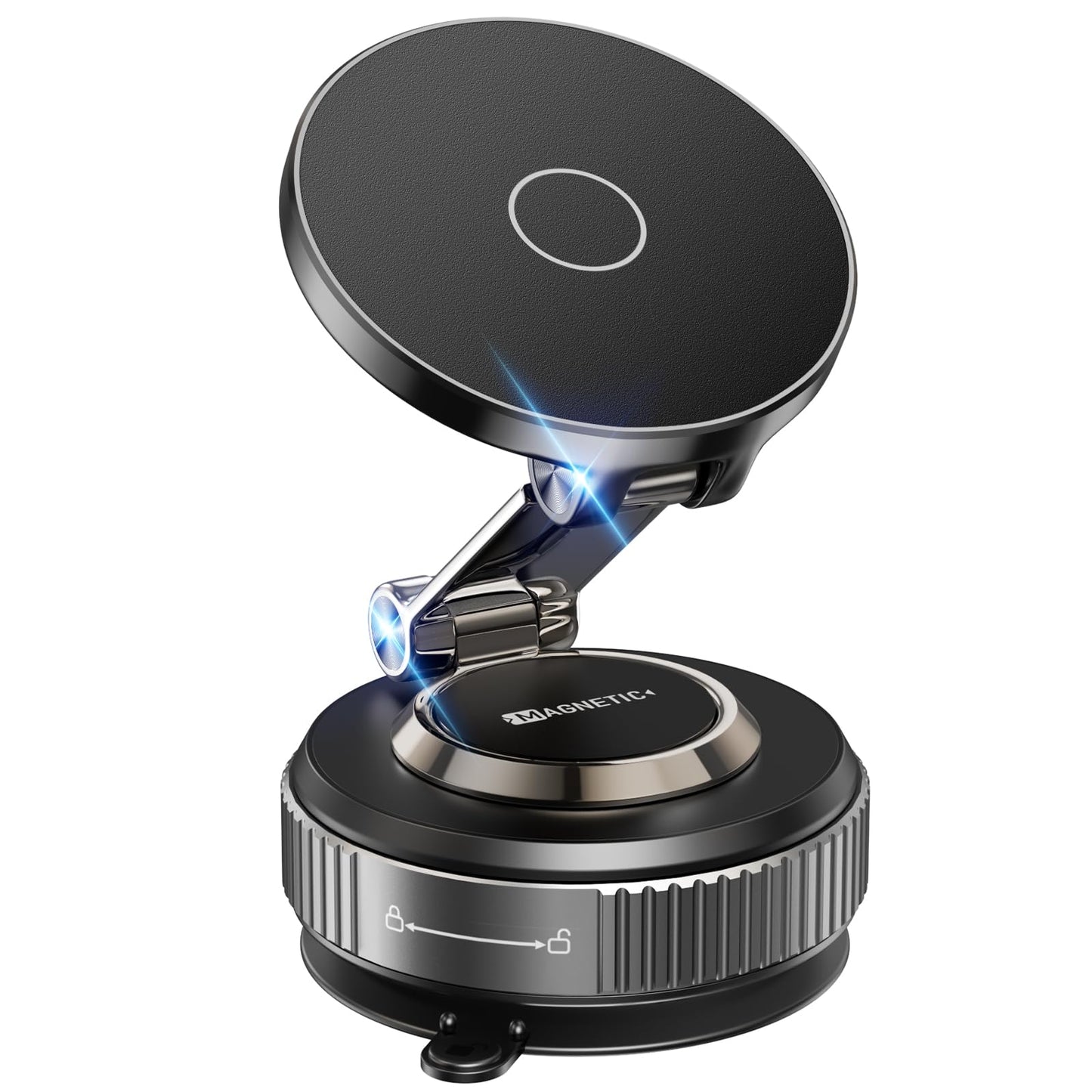Magnetic Phone Holder for Car 2026 Heavy Duty Model 360° Adjustable Vacuum Suction Car Magsafe Phone Mount Cell Phone Holders for Your Car for iPhone