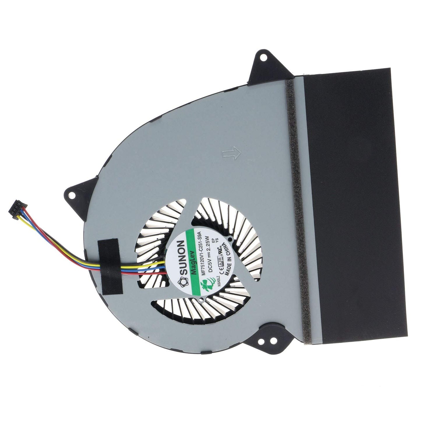 TRADOCK CPU Cooling Fan 2.5W 5V 4000RPM 4-Pin Laptop Fan for ASUS ROG ZX50V ZX50VW GL552V GL552VW RG52V RG52VW GL552JX GL552VL GL552VX FZ50VW FZ50VX