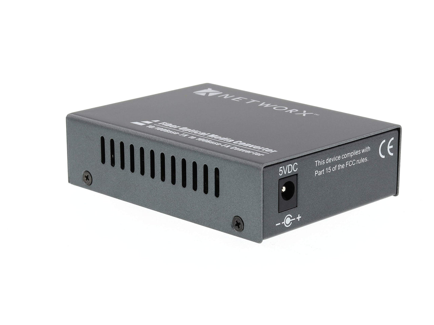 Networx Fast Ethernet Fiber Media Converter - UTP to 100Base-FX - LC Multimode, 2km