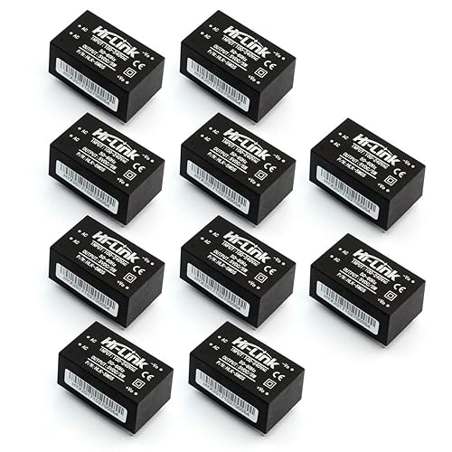 HI-Link 10pcs Mini Step-Down Power Supply Intelligent Household Switch Power Module HLK-PM01 HLK-5M05 10M05 HLK-2M05 AC DC 220V to 5V/3.3V/12V…