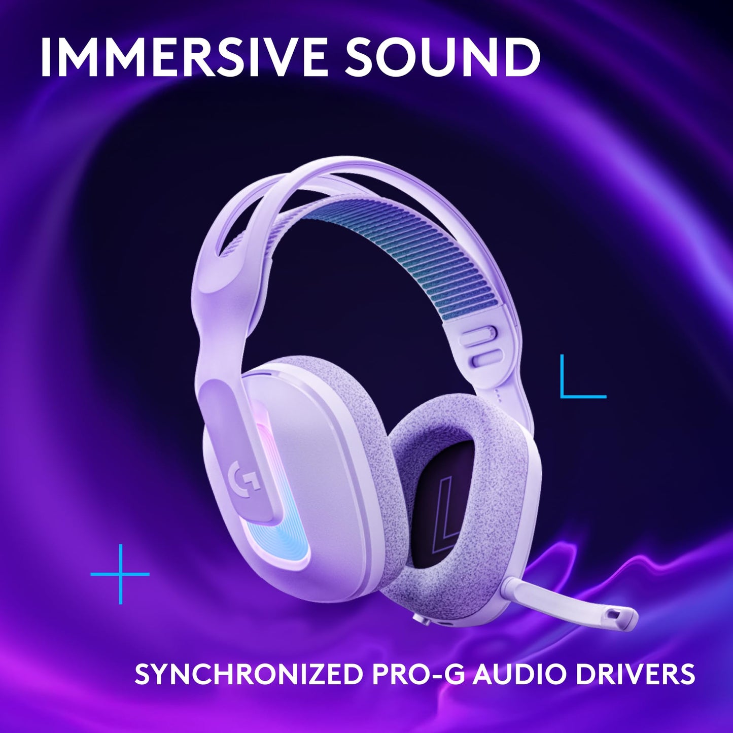 Logitech G522 Lightspeed Wireless Gaming Headset, Full-Band Mic, Advanced Audio, Tri-Connect (Lightspeed, Bluetooth, USB A to C), LIGHTSYNC RGB…