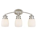 Savoy House 8-9127-3-11 3 Light Bath Bar-Transitional Style with Farmhouse and Contemporary Inspirations-11 inches Tall by 20.5 inches Wide, Polished