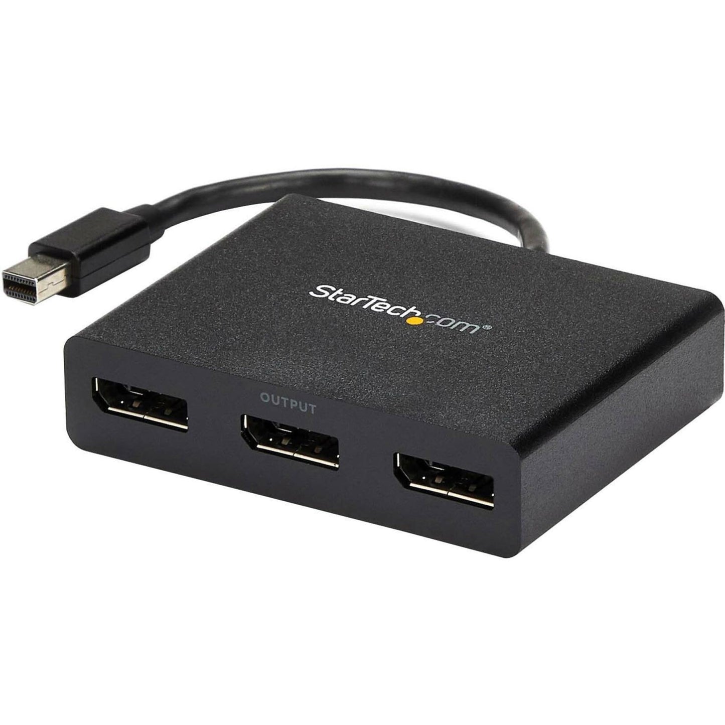 StarTech.com 3-Port Multi Monitor Adapter - Mini DisplayPort to DisplayPort MST Hub, Dual 4K30Hz & 1x 1080p - Video Splitter for Extended Desktop Mode