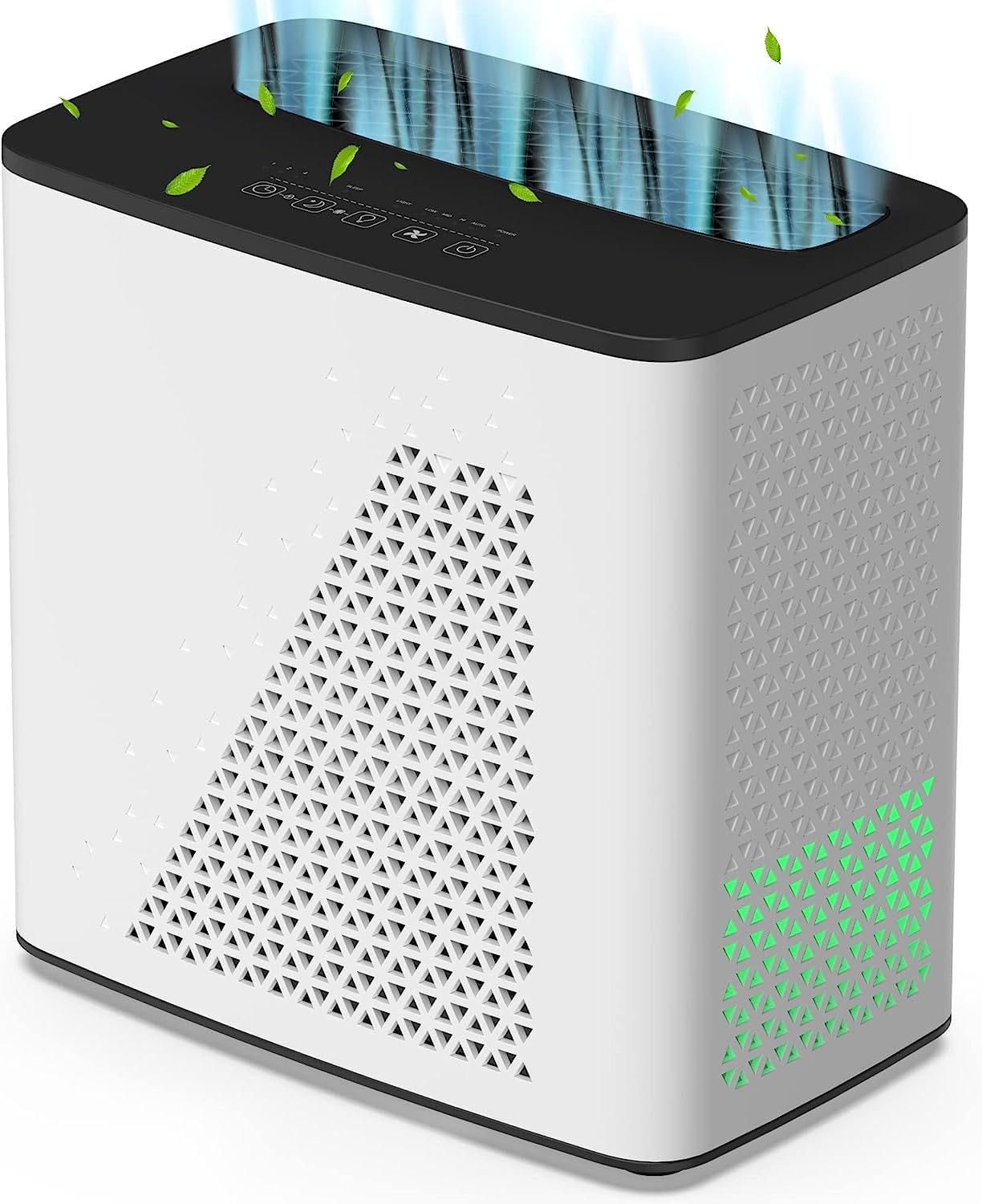 YIOU Air Purifier for Bedroom Home, Large Room Up to 547 Ft², H13 True HEPA Filter for Pets Hair, Wildfires, Smoke, Dander, Pollen, Quiet 20dB Air