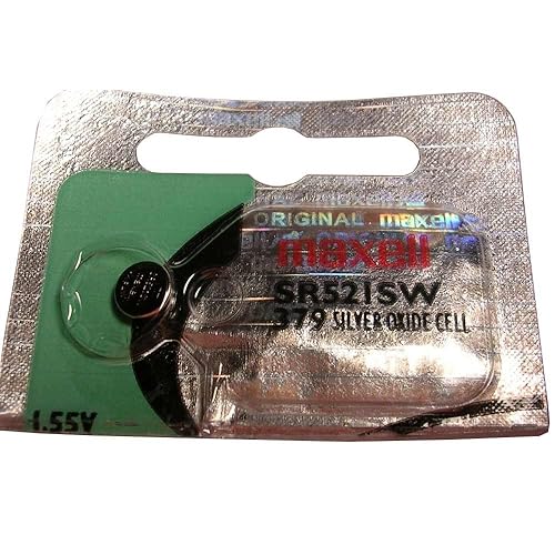 Maxell SR521SW SR63 SG0 SR521 379 Silver Oxide Watch Battery